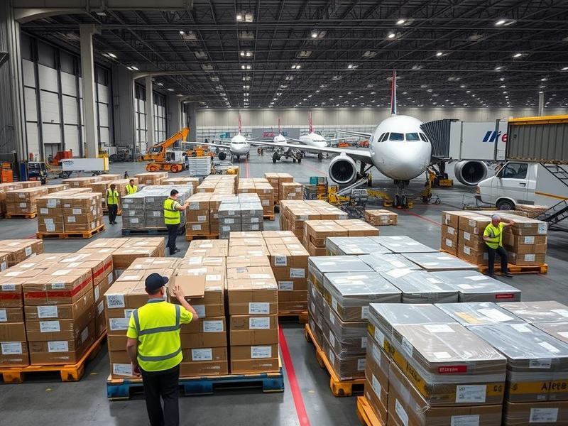 Air freight warehouse operations